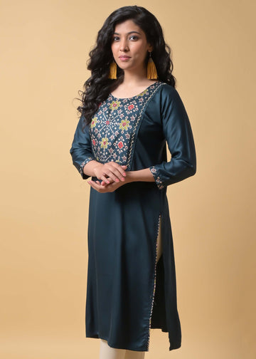 Dark Green Kurti