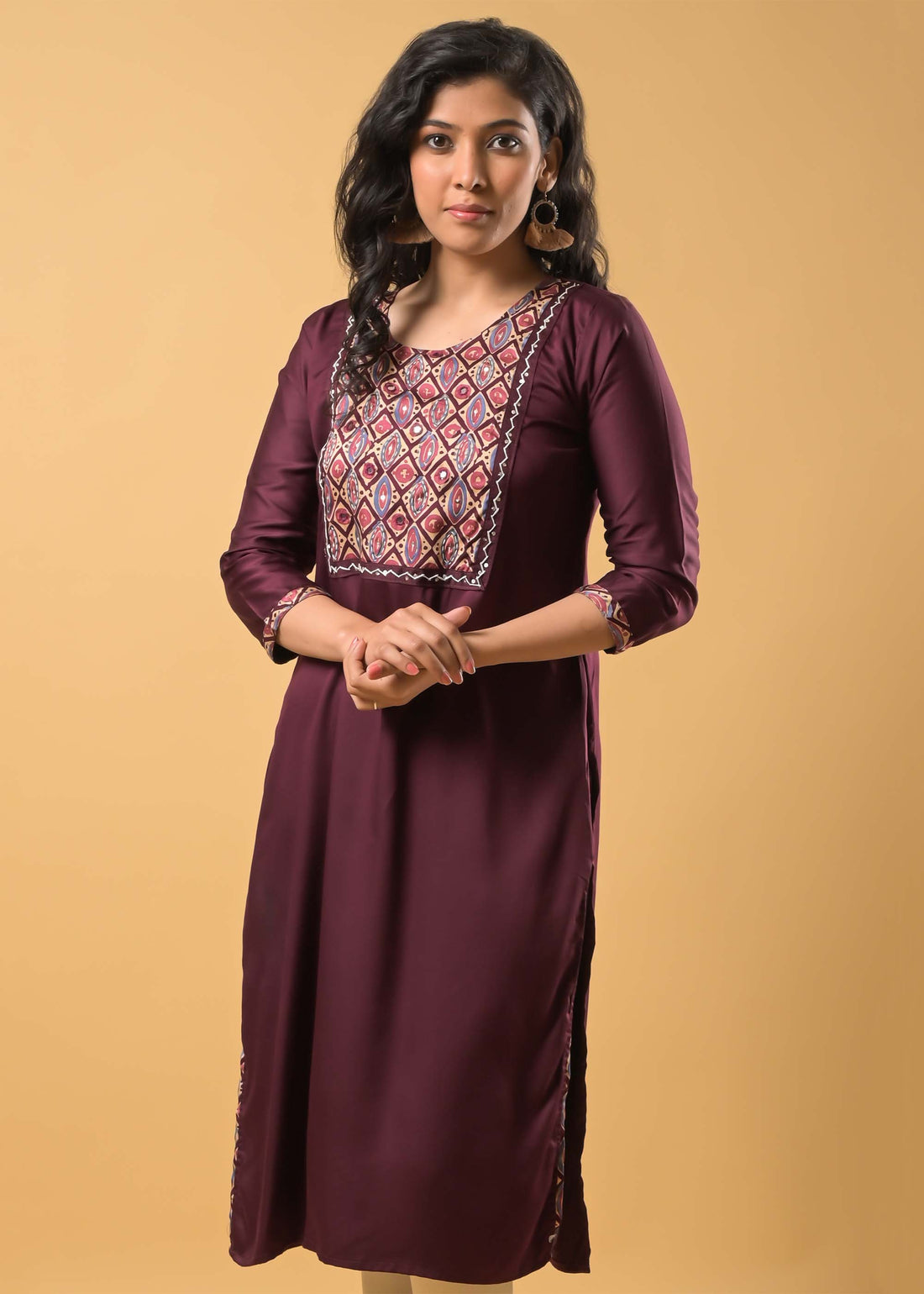 Mahroon Kurti