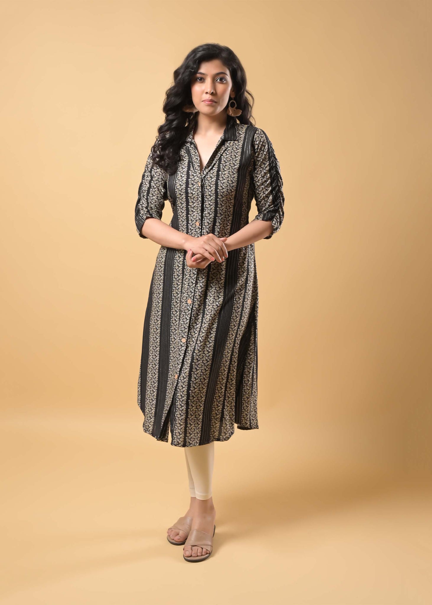 Rayon Black Kurti