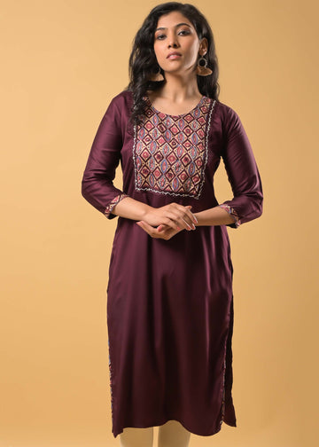 Mahroon Kurti