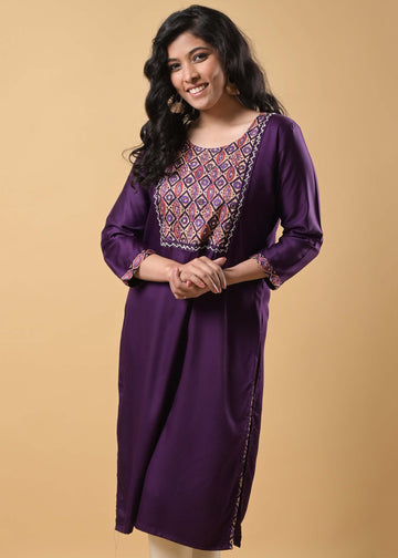 Purple Kurti
