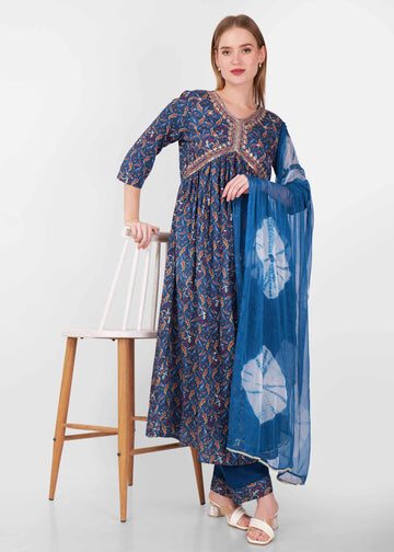 Blue Kurta Set