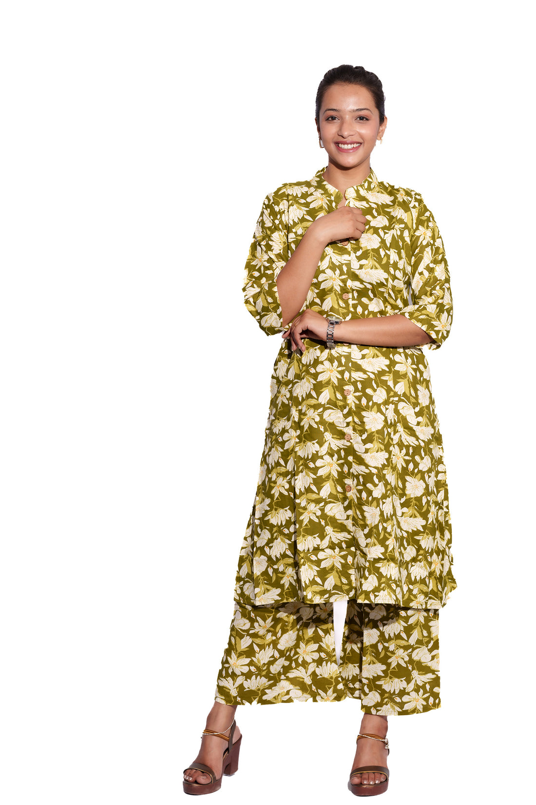 Olive Green Kurta Pant