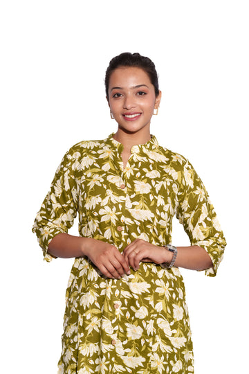 Olive Green Kurta Pant