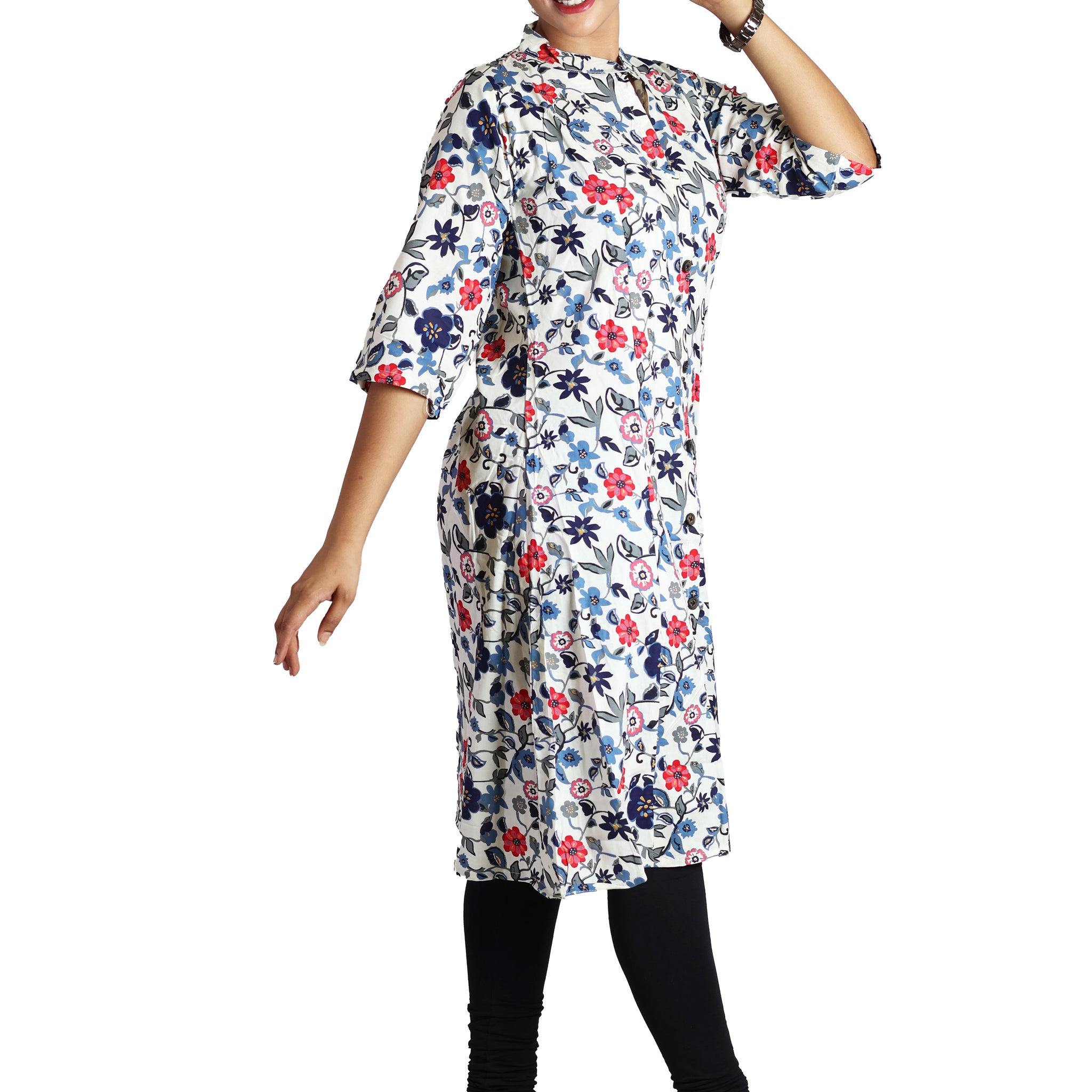 Multi Colour  Kurti