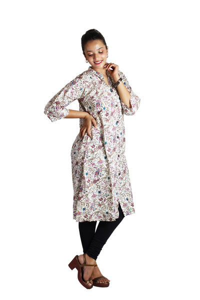 Rayon Multi Colour  Kurti