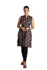 Fit & Flare Multi-Color Rayon Kurti