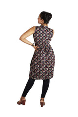 Fit & Flare Multi-Color Rayon Kurti