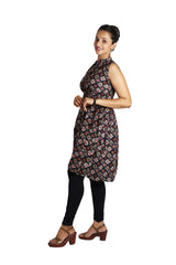 Fit & Flare Multi-Color Rayon Kurti