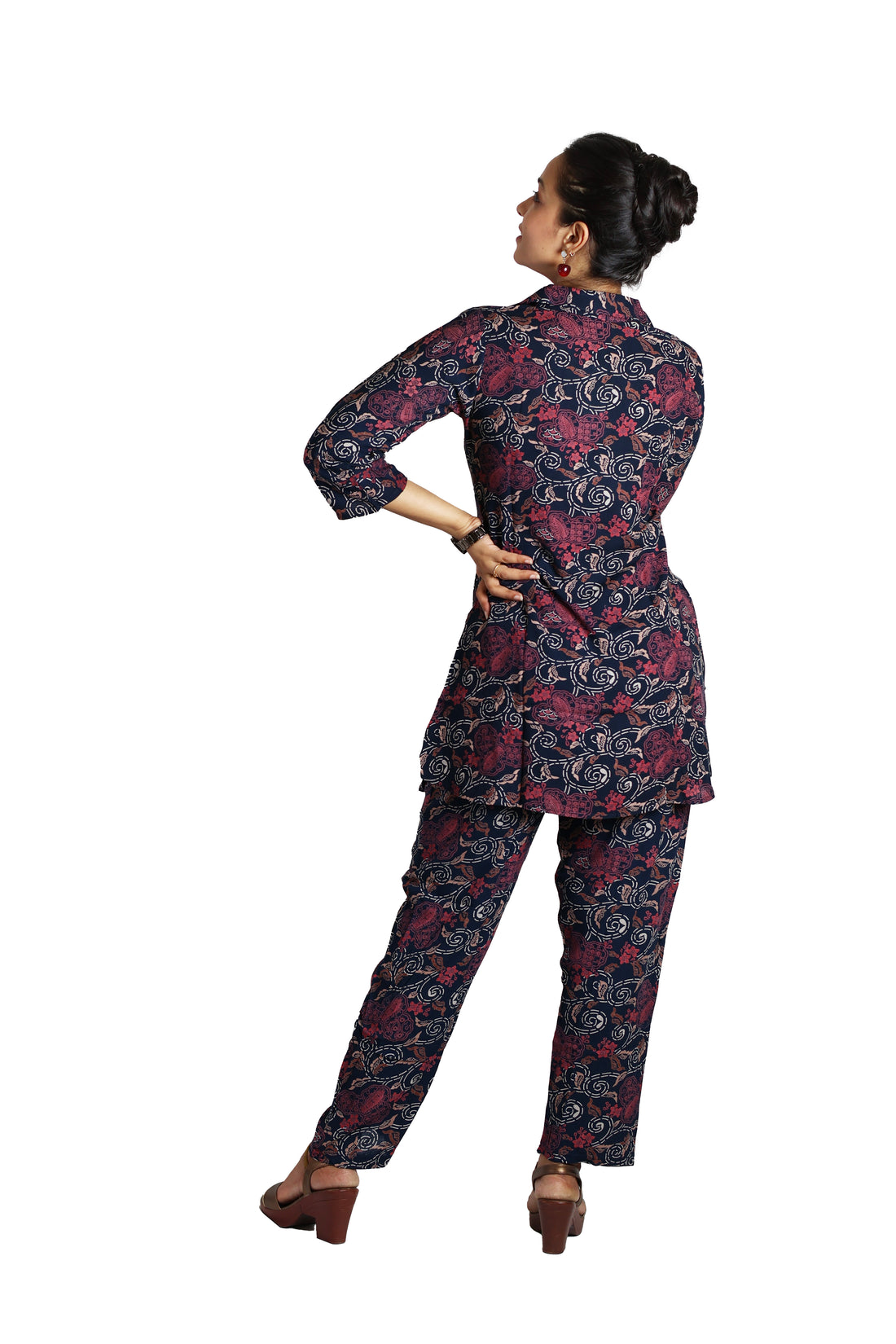 Dark Blue Wrikal Co-Ord Set