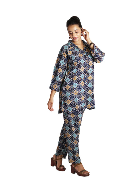 Blue Wrikal Co-Ord Set