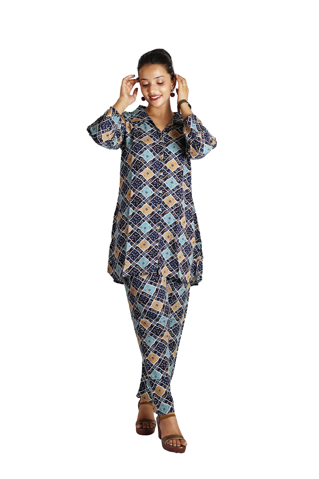 Blue Wrikal Co-Ord Set