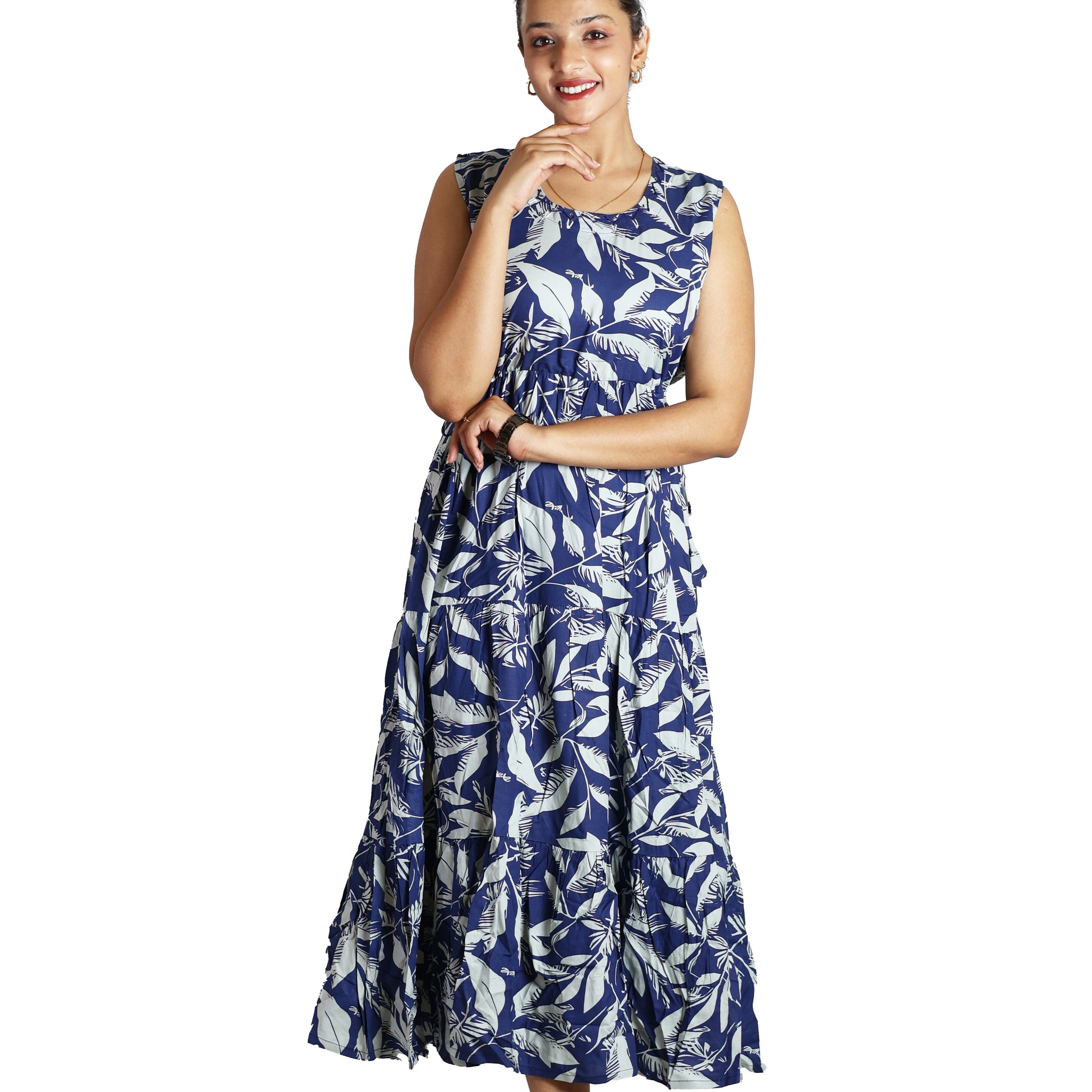 Blue Rayon MaxiDress