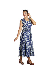 Blue Rayon MaxiDress