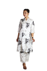 White Rayon Kurta Pant