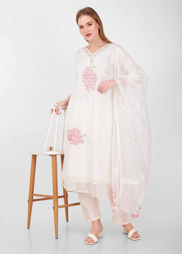 Organza Kurta Set