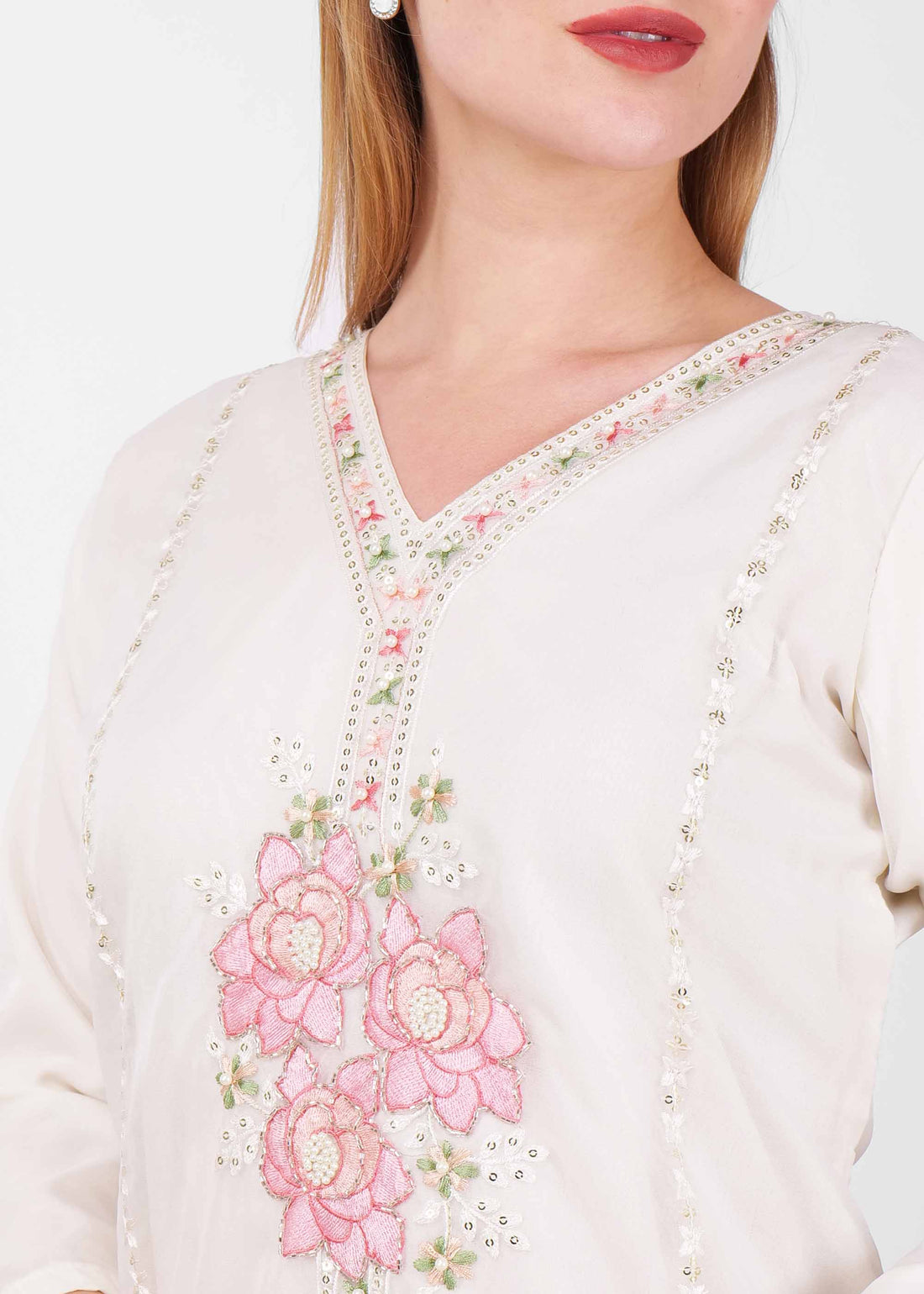 Organza Kurta Set