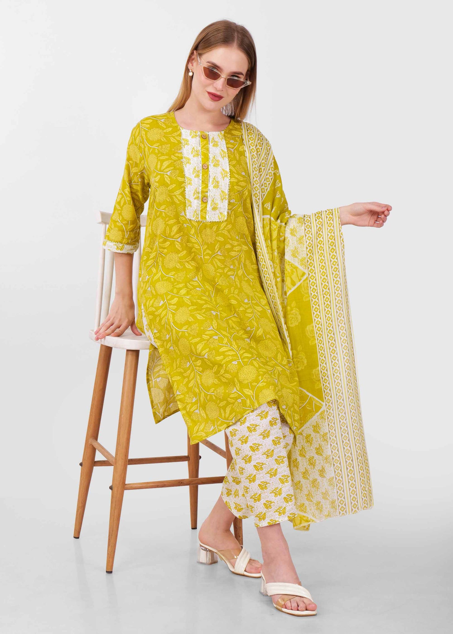 Yellow Kurta Set