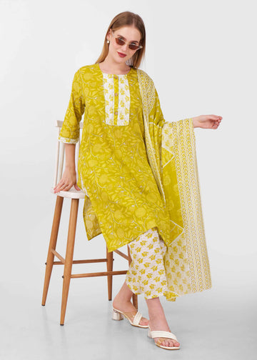 Yellow Kurta Set